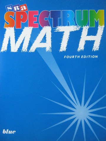 (image for) SRA Spectrum Math Blue 4th Edition (P) by Thomas J Richards