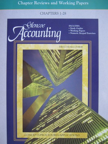 (image for) Accounting 1st-Year Course 3e Chapter Reviews 1-28 (P)