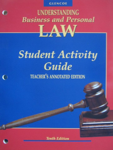 (image for) Understanding Business & Personal Law 10e Student Activity TE(P)