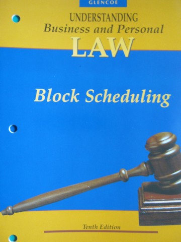 (image for) Understanding Business & Personal Law 10e Block Scheduling (P)