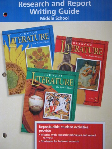 (image for) Reader's Choice Middle School Research & Report Writing Guide (P