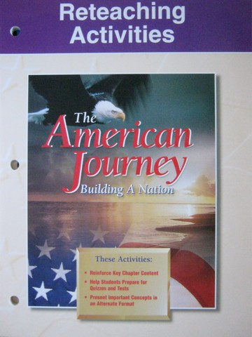 (image for) American Journey Building a Nation Reteaching Activities (P)