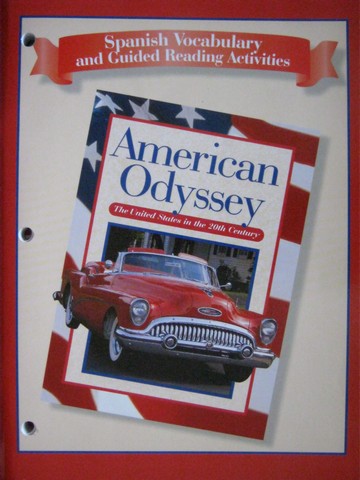 (image for) American Odyssey Spanish Vocabulary & Guided Reading (P)