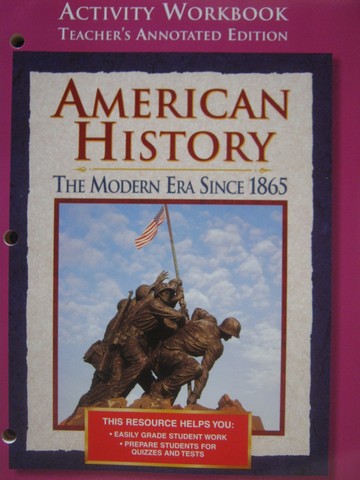 (image for) American History Activity Workbook TAE (TE)(P)