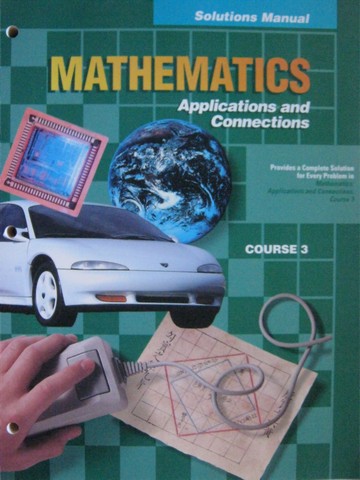 (image for) Mathematics Applications & Connections 3 Solutions Manual (P)