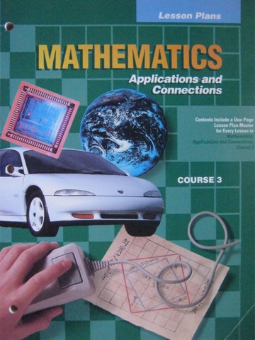 (image for) Mathematics Applications & Connections 3 Lesson Plans (P)