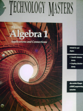 (image for) Merrill Algebra 1 Technology Masters (P)