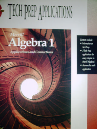 (image for) Merrill Algebra 1 Applications & Connections Tech Prep Applic(P)