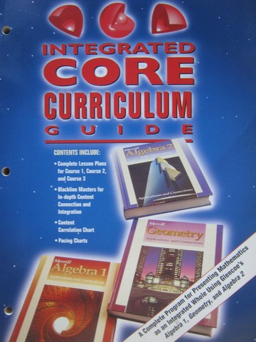 (image for) Integrated Core Curriculum Guide (P)