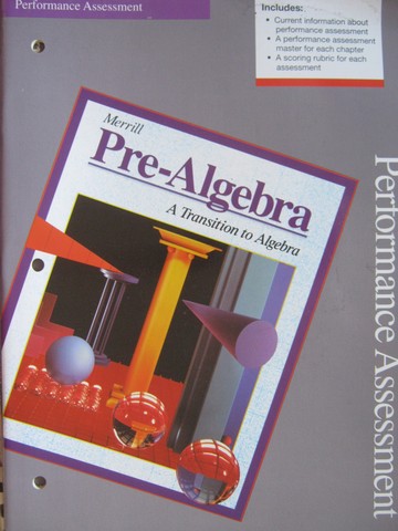 (image for) Merrill Pre-Algebra Performance Assessment (P) by Jack Ott