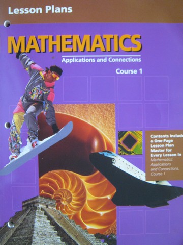 (image for) Mathematics Applications & Connections 1 Lesson Plans (P)