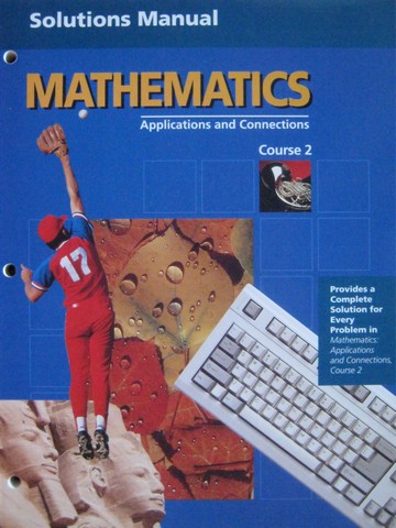 (image for) Mathematics Applications & Connections 2 Solutions Manual (P)