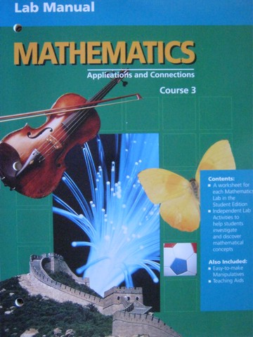 (image for) Mathematics Applications & Connections 3 Lab Manual (P)