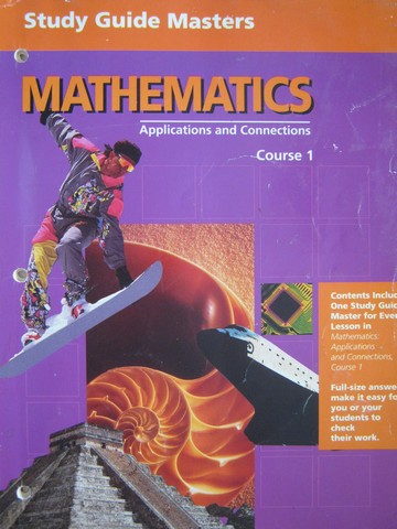 (image for) Mathematics Applications & Connections 1 Study Guide Masters (P)