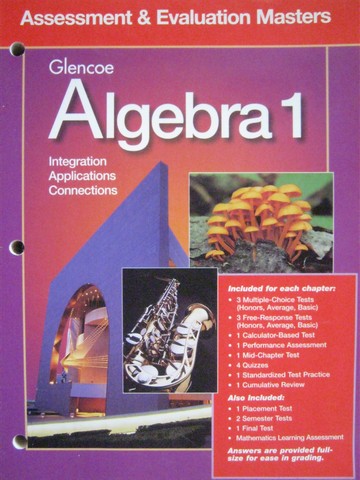 (image for) Algebra 1 Assessment & Evaluation Masters (P)