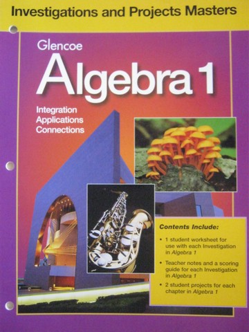 Algebra 1 Investigations & Projects Masters (P)