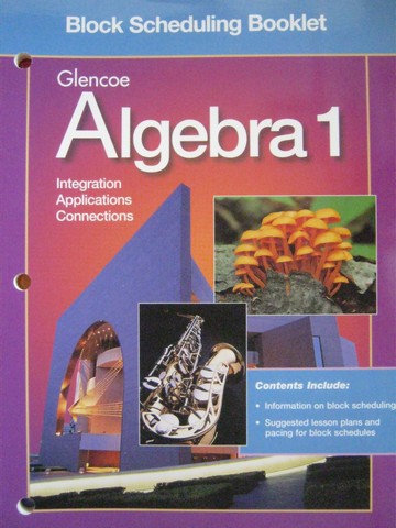 (image for) Algebra 1 Block Scheduling Booklet (P)