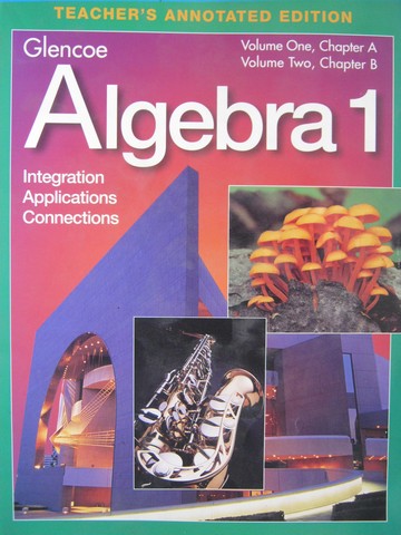 (image for) Algebra 1 Volume 1 Chapter A Volume 2 Chapter B TAE (TE)(P)