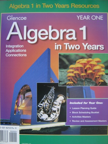 (image for) Algebra 1 Integration Applications Connections Year 1 (Binder)