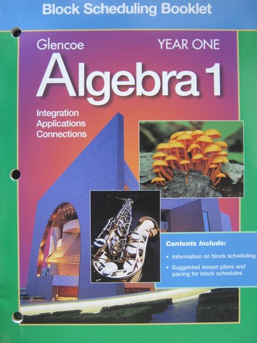 (image for) Algebra 1 Year 1 Block Scheduling Booklet (P)