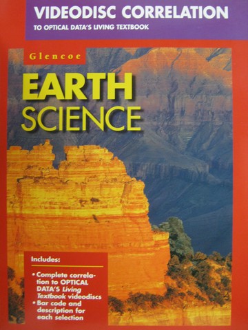 (image for) Glencoe Earth Science VideoDisc Correlation to Optical Data (P)