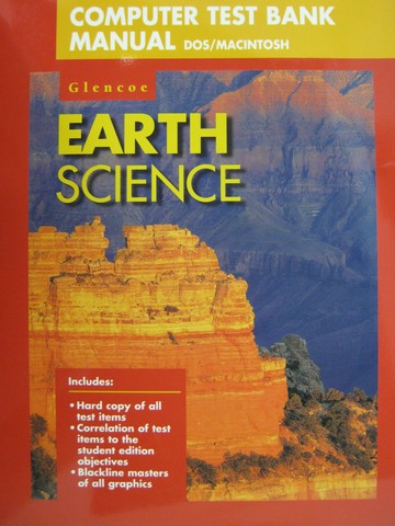 (image for) Glencoe Earth Science Computer Test Bank Manual Dos/Mac (P)