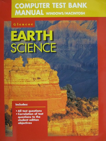 (image for) Glencoe Earth Science Computer Test Bank Manual Win/Mac (P)