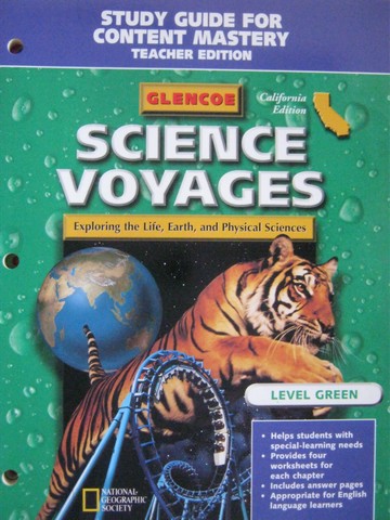 (image for) Science Voyages Level Green Study Guide for Content (CA)(TE)(P)