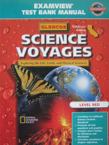 (image for) Science Voyages Level Red Examview Test Bank Manual (CA)(P)