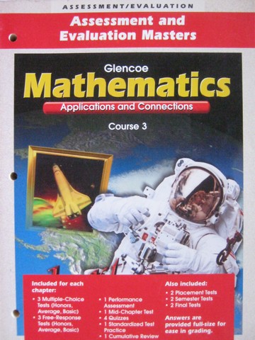 (image for) Mathematics Applications & Connections 3 Assessment & (P)