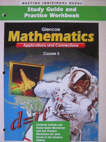 (image for) Mathematics Applications & Connections 3 Study Guide & (P)