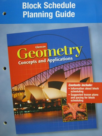 (image for) Glencoe Geometry Block Schedule Planning Guide (P)