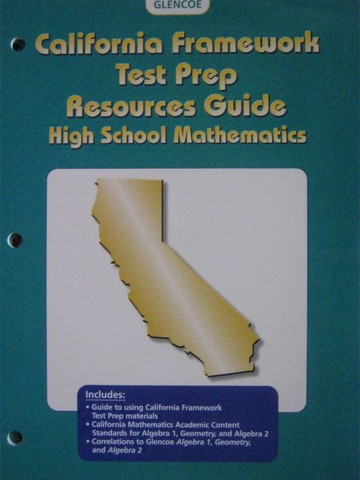 (image for) California Framework Test Prep Resources Guide HS Math (CA)(P)