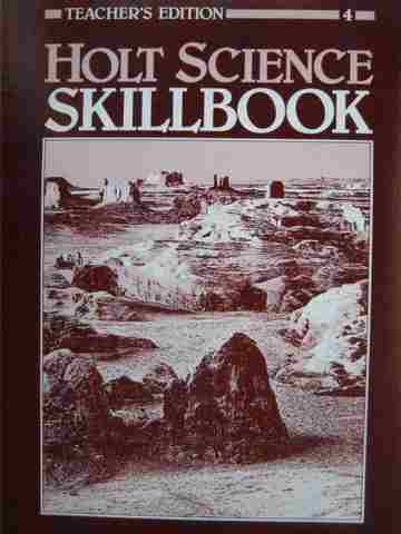 (image for) Holt Science 4 Skillbook TE (TE)(P) by Abruscato, Fossaceca, Hassard, & Peck