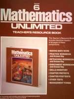 (image for) Mathematics Unlimited 6 Teacher's Resource Book (TE)(P)