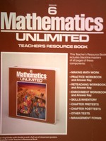 (image for) Mathematics Unlimited 6 Teacher's Resource Book (TE)(P)