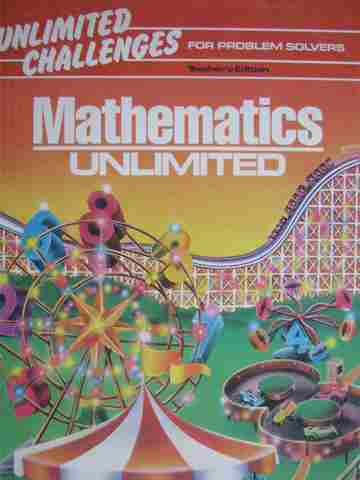 (image for) Mathematics Unlimited 3 Unlimited Challenges TE (TE)(P)