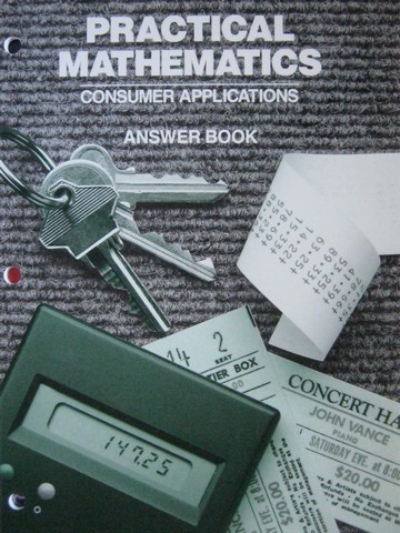 (image for) Practical Mathematics Consumer Applications Answer Book (P)
