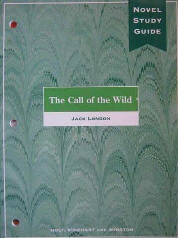 (image for) Novel Study Guide The Call of the Wild (P) by Richard Foerster
