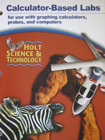 (image for) Holt Science & Technology Calculator-Based Labs (P)