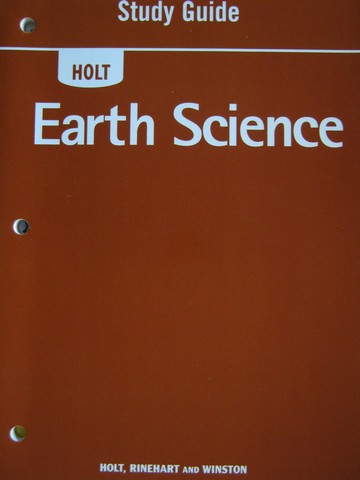 (image for) Holt Earth Science Study Guide (P)