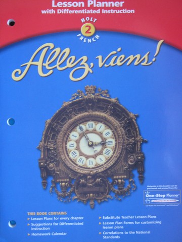 (image for) Allez, viens! 2 Lesson Planner (P) by Benaiteau, Didsbury,