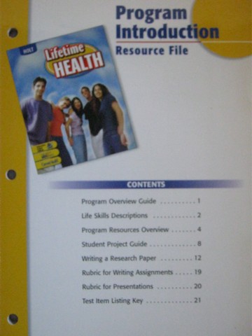 (image for) Lifetime Health Chapter Resources Package (CA)(TE)(Box)