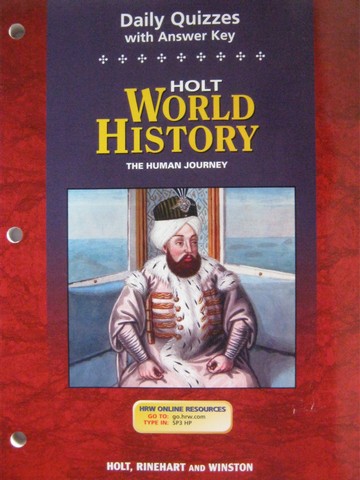 (image for) World History The Human Joruney Daily Quizzes (P)
