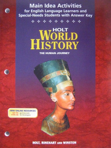 (image for) World History The Human Journey Main Idea Activities (P)