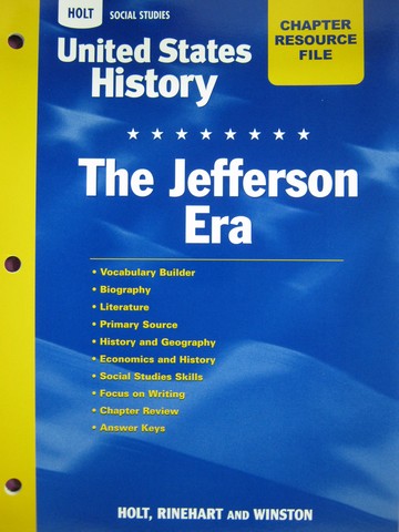 (image for) United States History Chapter 7 Resource File (P)