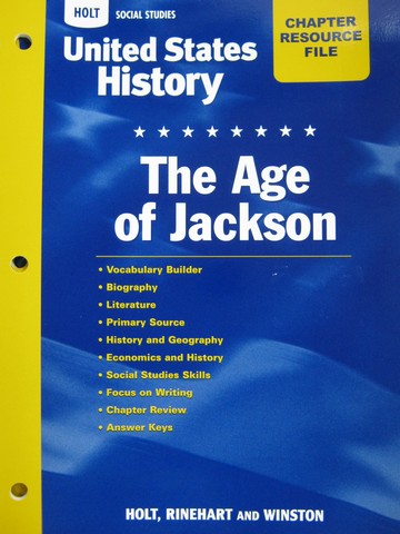 (image for) United States History Chapter 9 Resource File (P)