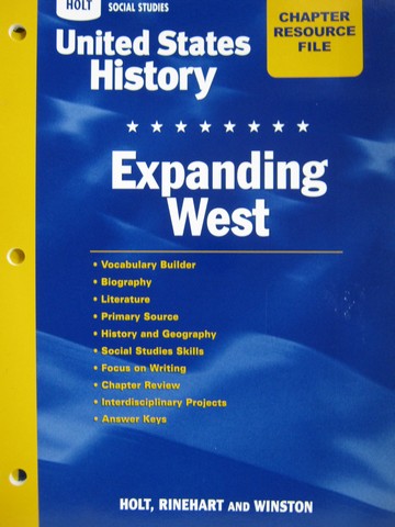(image for) United States History Chapter 10 Resource File (P)
