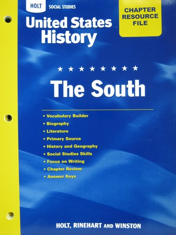 (image for) United States History Chapter 12 Resource File (P)