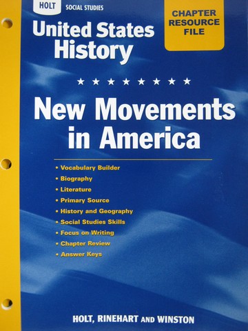 (image for) United States History Chapter 13 Resource File (P)
